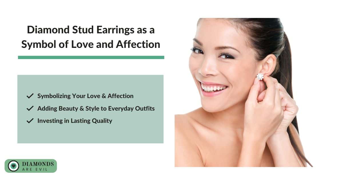 Diamond Stud Earrings as a Symbol of Love and Affection