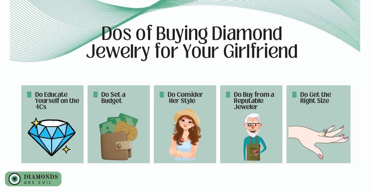 Dos of Buying Diamond Jewelry for Your Girlfriend