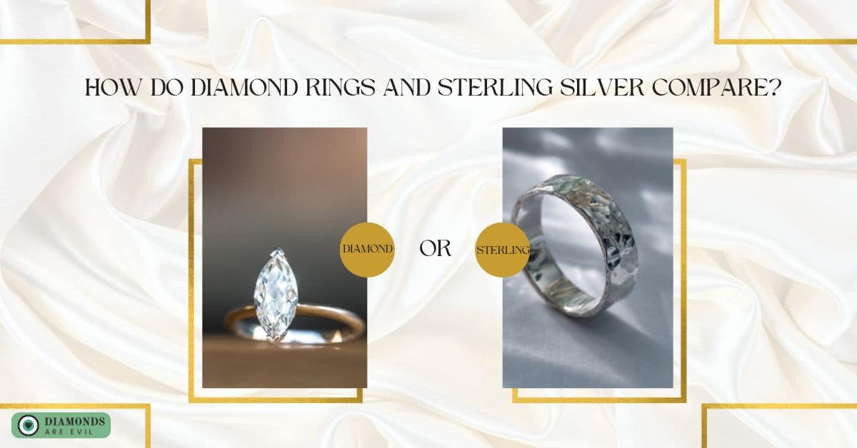 How Do Diamond Rings and Sterling Silver Compare