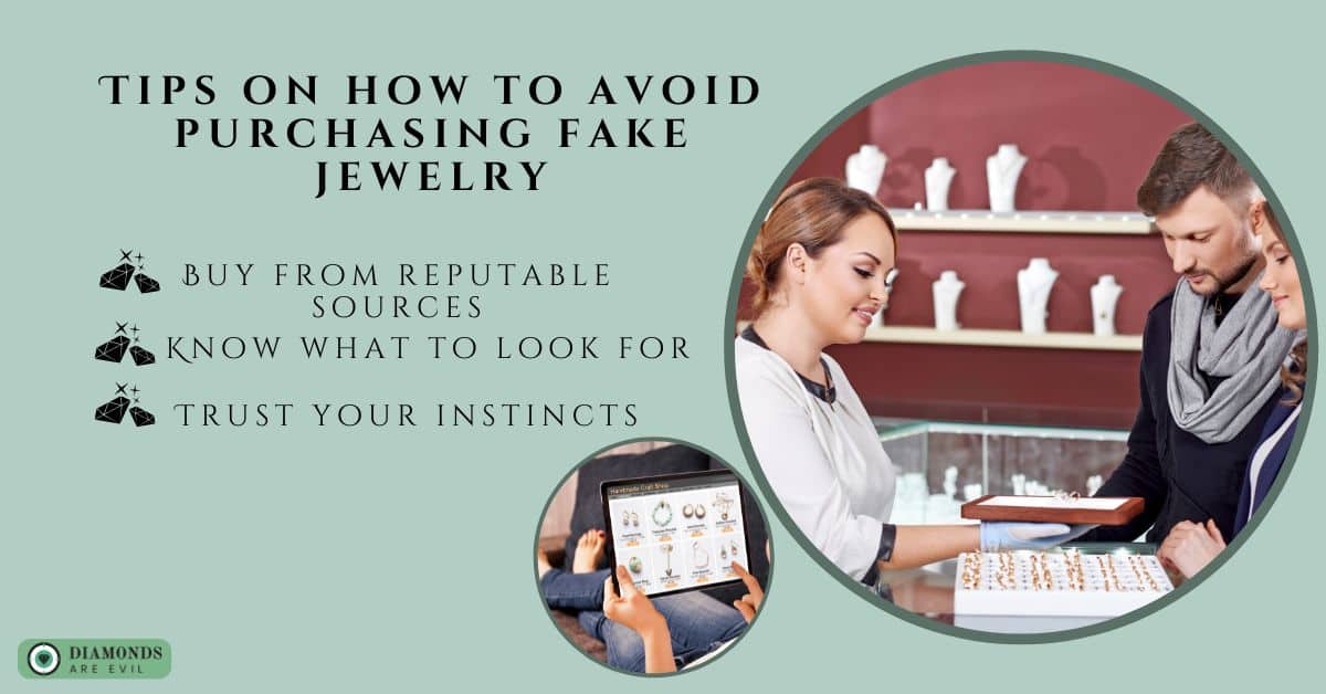 Tips on how to avoid purchasing fake jewelry