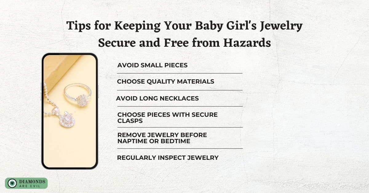 Tips for Keeping Your Baby Girl's Jewelry Secure and Free from Hazards