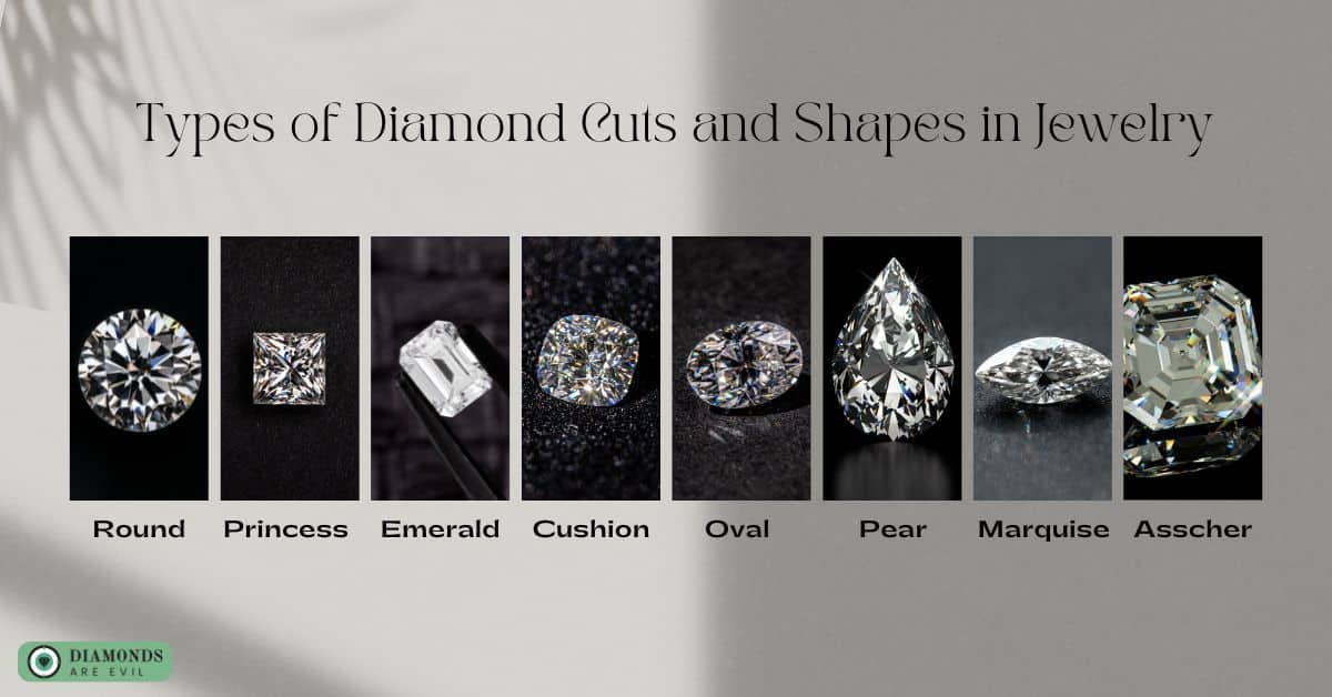 Types of Diamond Cuts and Shapes in Jewelry2