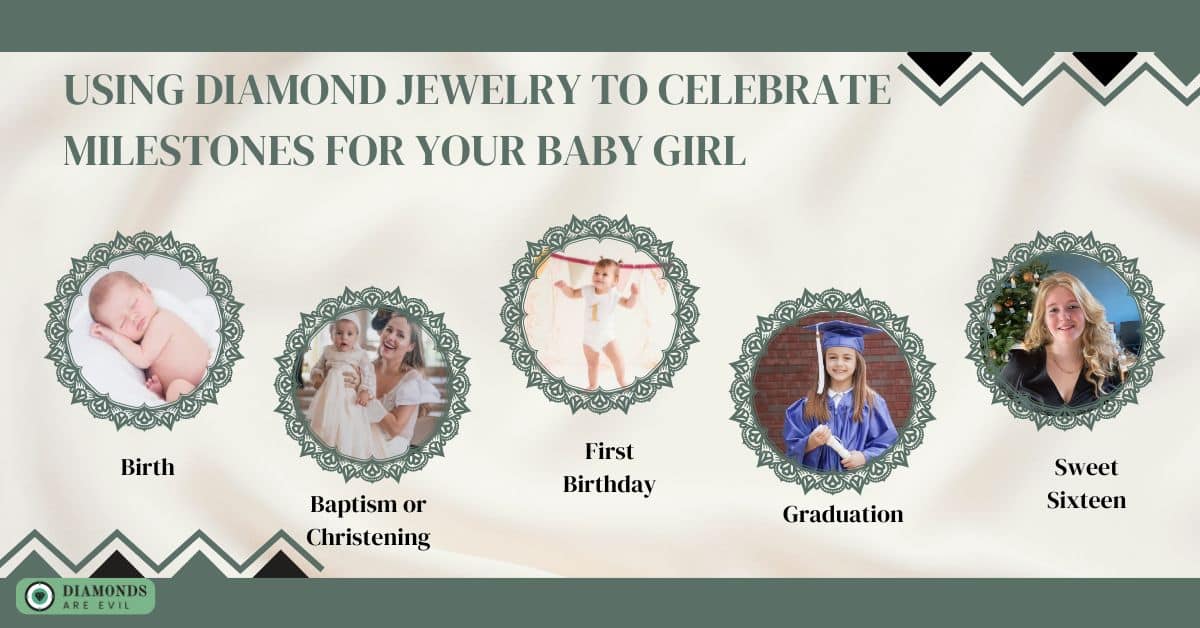 Using Diamond Jewelry to Celebrate Milestones for Your Baby Girl